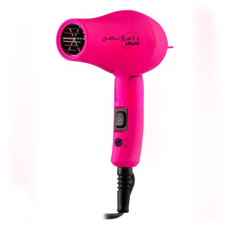 Gettin Fluo Fruits Mini Hair Dryers mini asciugacapelli da viaggio strawberry