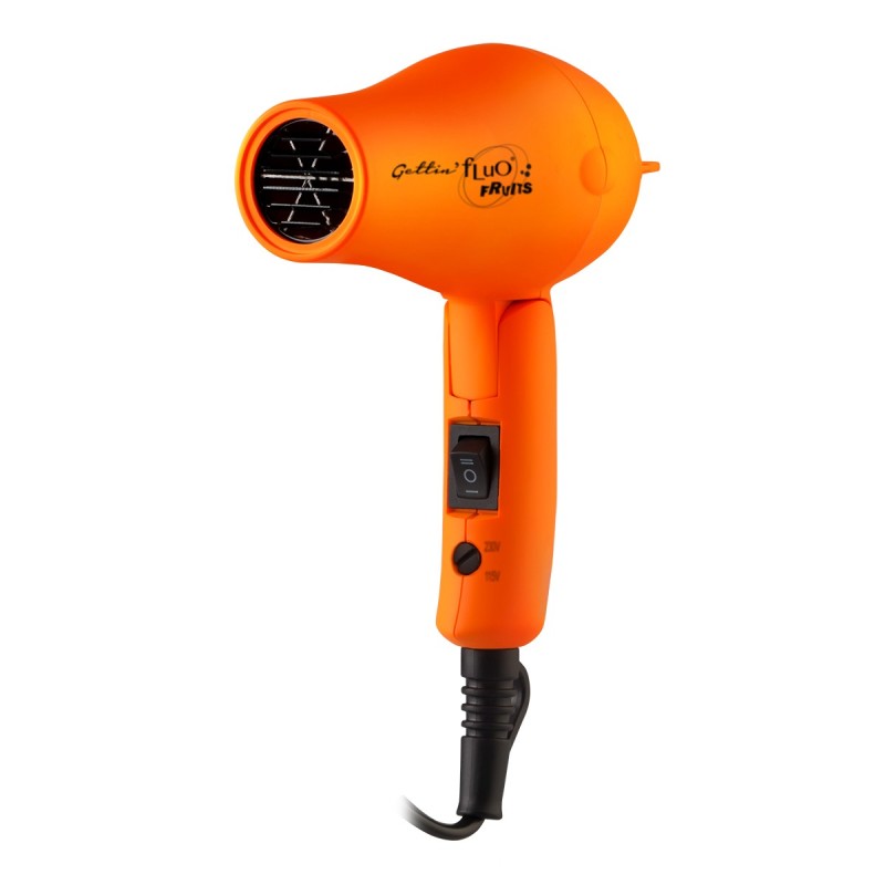 Gettin Fluo Fruits Mini Hair Dryers mini asciugacapelli da viaggio orange